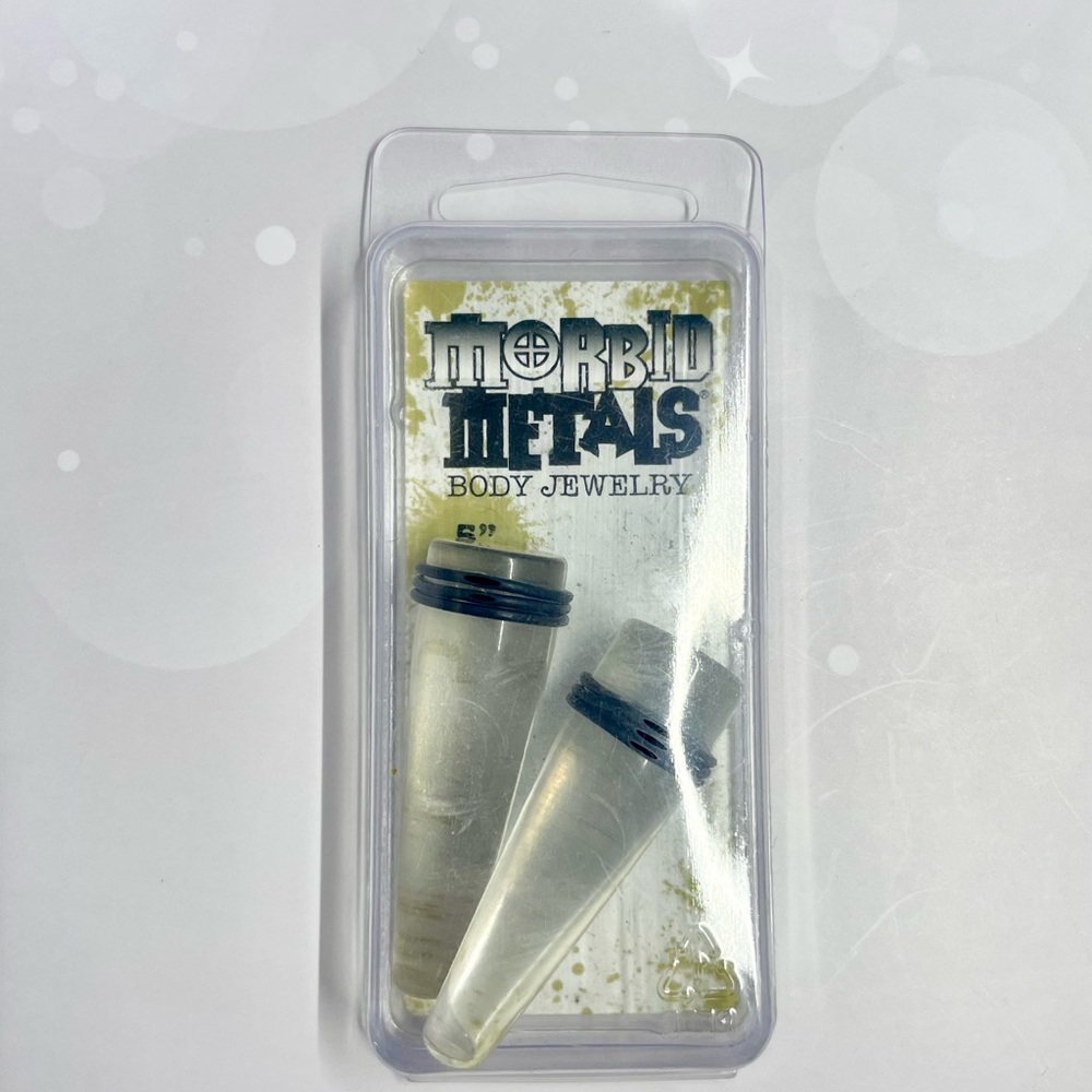 Morbid Metals Clear Taper Plugs